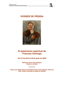 Dossier de prensa - Biblioteca Museu Víctor Balaguer