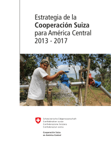 Estrategia de la Cooperación Suiza para América Central