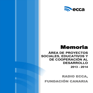 Memoria de Acción Social 2013-2014