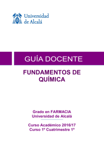 fundamentos de química - Universidad de Alcalá