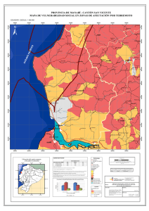 provincia de manabí - cantón san vicente mapa de