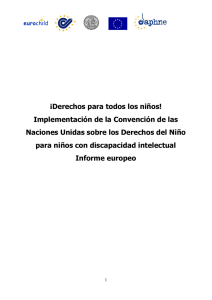 ¡Derechos para todos los niños! - Universidad Autónoma de Madrid