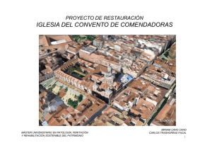 Proyecto de restauración del Convento de Comendadoras de