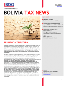Boletín BDO Tax No.2
