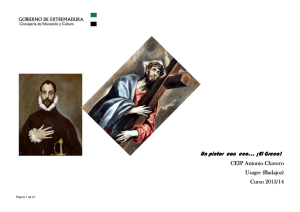UDI, Un pintor con eco... El Greco Modificada