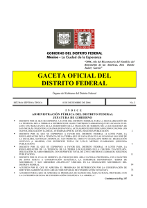 ( Decreto Xochimilco (modificacion) y PM (La Armella) )