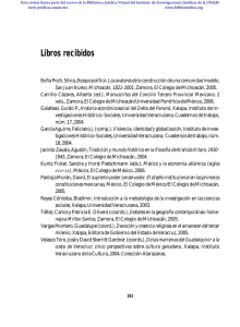 Libros recibidos