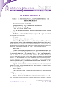 Anuncio 201106695 - Boletín Oficial de la Provincia de Burgos