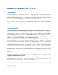 Reglamentos Internados UNIBE, 2014 (2)