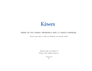 Káwes - Tesis - Universidad de Chile