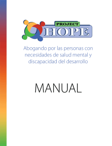Project Hope Manual - Project Hope California
