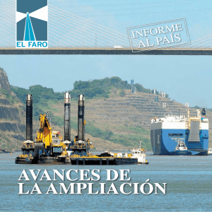 Avances de la Ampliación del Canal de Panamá