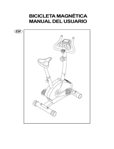 bicicleta magnética manual del usuario