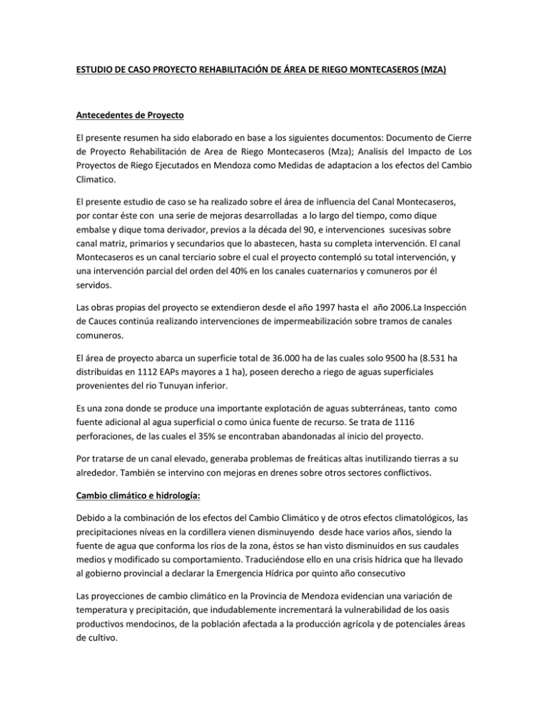 10. Estudio de caso Mendoza
