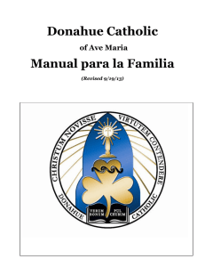 Donahue Catholic Manual para la Familia