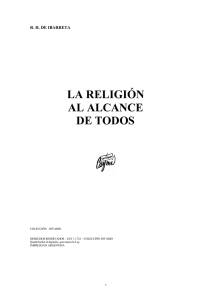 libro La religión al alcance de todos