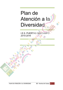 Plan de Atención a la Diversidad - IES Puertas del Campo