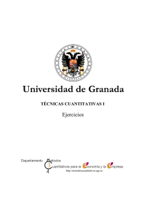 Ejercicios - Universidad de Granada