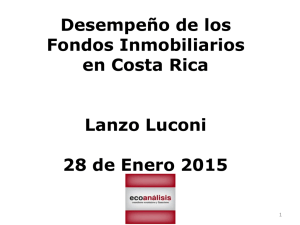 Desempeño de los Fondos Inmobiliarios en Costa Rica Lanzo