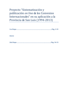 Convenios Internacionales de la Provincia de San Luis