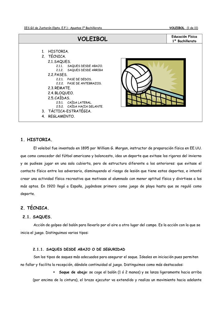 Diferentes tipos de saque en el voleibol