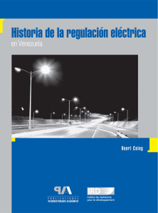 Historia de la regulacion electrica