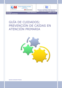 guía de cuidados - Comunidad de Madrid