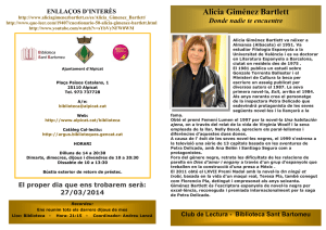 Alicia Giménez Bartlett - Participa Alpicat