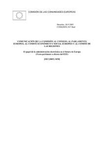 Plan de acción eEurope 2005 - Portal de Administración Electrónica