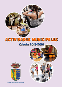 Folleto de Actividades Deportivas y Culturales 2015-2016