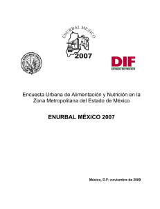 enurbal méxico 2007 - Nutrición en México