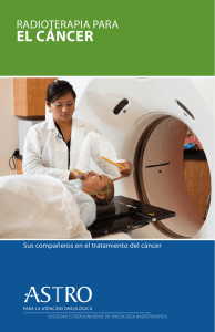 Radioterapia para el cáncer