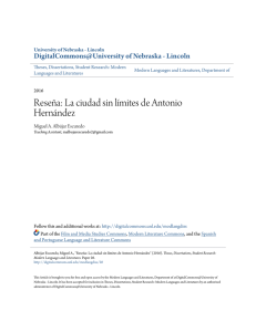 Reseña: La ciudad sin límites de Antonio Hernández