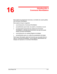 Introducción a Command WorkStation