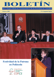 FEBRERO 2003 Descargar - Colegio Oficial De Farmaceuticos de