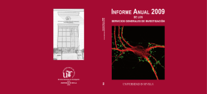 Informe CITIUS 2009 - Vicerrectorado de Investigación