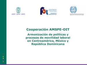 Cooperación AMSPE-OIT