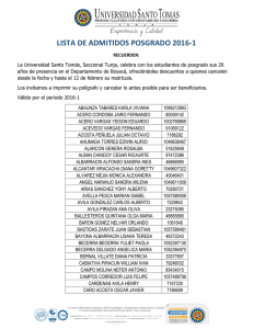 lista de admitidos posgrado 2016-1