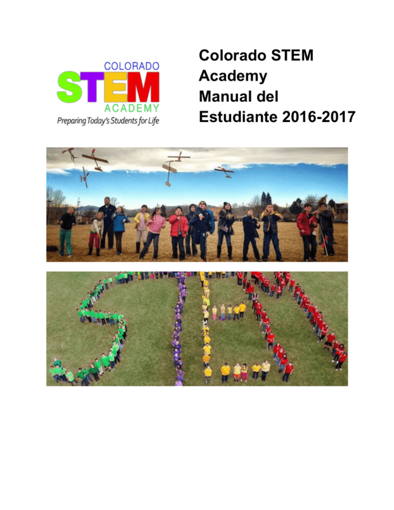Colorado STEM Academy Manual del Estudiante 20162017