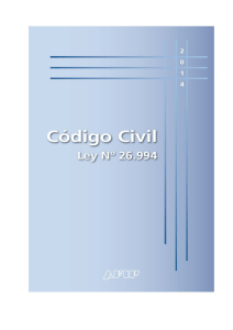 Código Civil y Comercial de la Nación