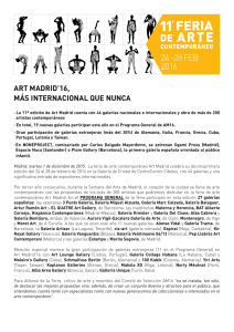 ART MADRID`16, MÁS INTERNACIONAL QUE NUNCA