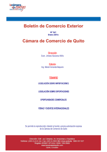 Boletín 361 enero 2016 - Cámara de Comercio de Quito