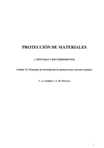 protección de materiales - UTN