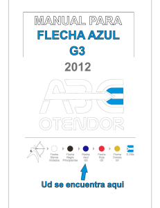 Manual Flecha Azul G3 - Escuela de Tiro con Arco ABC Otendor.