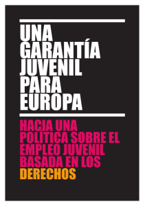 una garantía juvenil para europa - Consejo de la Juventud de España