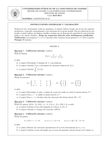 Matemáticas II - Universidad Complutense de Madrid