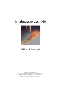 William Seward Burroughs - El almuerzo desnudo
