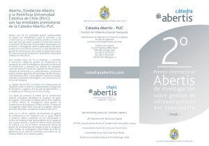 Descarga las bases del II Premio Abertis Chile