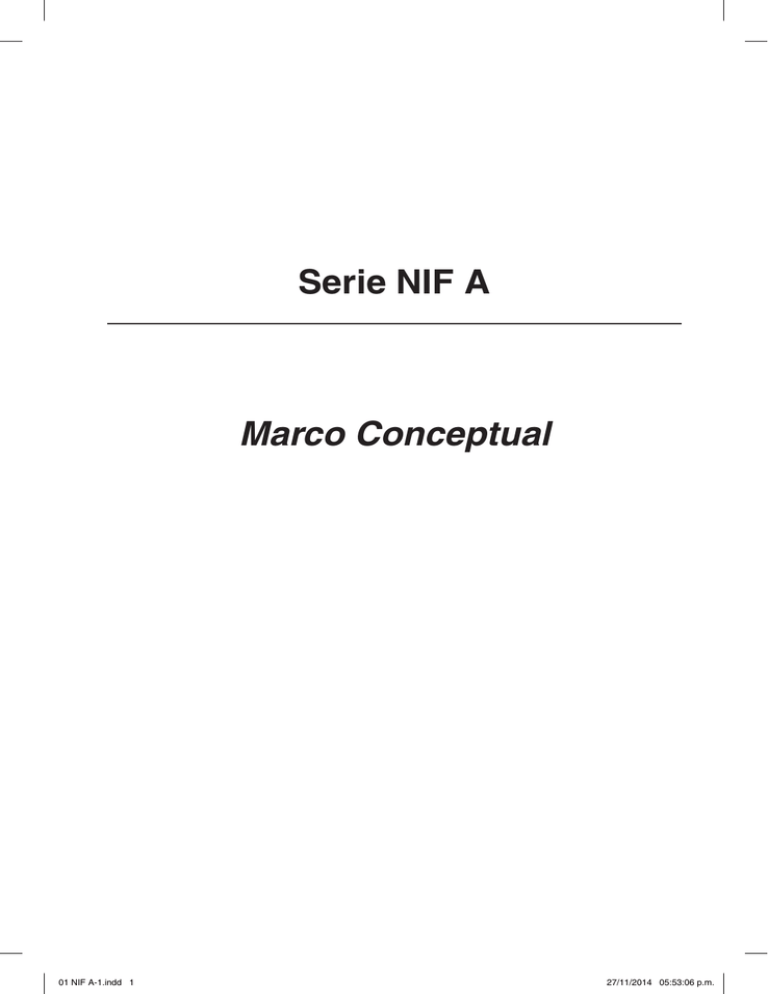 Serie Nif A Marco Conceptual 