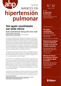 Avances en Hipertensión Pulmonar Nº 32